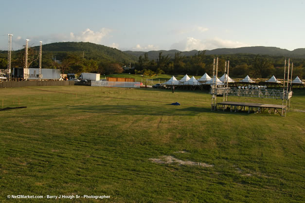 The Aqueduct Venue Under Construction - Monday, January 22th - 10th Anniversary - Air Jamaica Jazz & Blues Festival 2007 - The Art of Music - Tuesday, January 23 - Saturday, January 27, 2007, The Aqueduct on Rose Hall, Montego Bay, Jamaica - Negril Travel Guide, Negril Jamaica WI - http://www.negriltravelguide.com - info@negriltravelguide.com...!