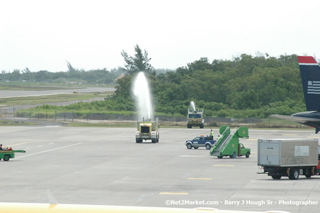 Delta Air Lines Inaugural Flight From New York's JFK Airport to Sangster International Airport, Montego Bay, Jamaica - June 9, 2007 - Sangster International Airport - Montego Bay, St James, Jamaica W.I. - MBJ Limited - Transforming Sangster International Airport into a world class facility - Photographs by Net2Market.com - Negril Travel Guide, Negril Jamaica WI - http://www.negriltravelguide.com - info@negriltravelguide.com...!