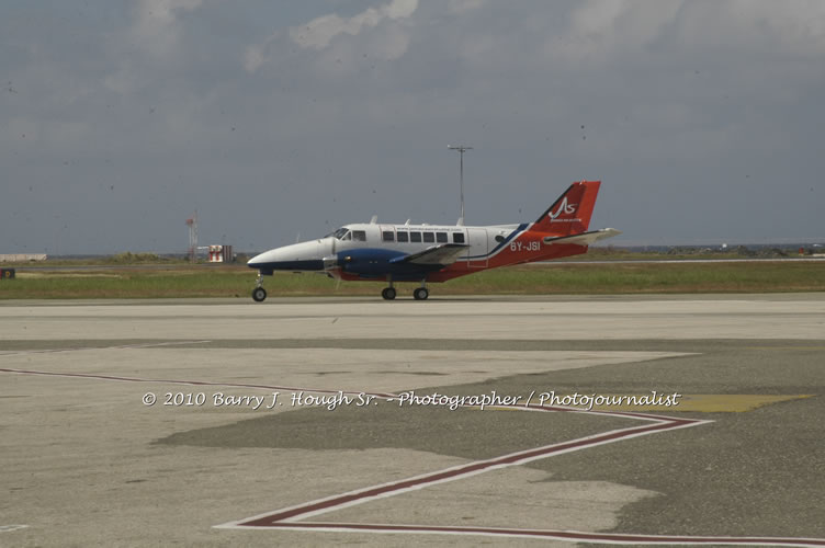 Jamaica Air Shuttle Launch @ MBJ Airports Limited, Wednesday, January 20, 2010, Sangster International Airport, Montego Bay, St. James, Jamaica W.I. - Photographs by Net2Market.com - Barry J. Hough Sr, Photographer/Photojournalist - The Negril Travel Guide - Negril's and Jamaica's Number One Concert Photography Web Site with over 40,000 Jamaican Concert photographs Published -  Negril Travel Guide, Negril Jamaica WI - http://www.negriltravelguide.com - info@negriltravelguide.com...!