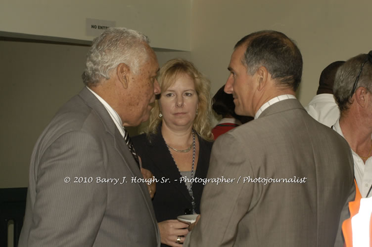 Jamaica Air Shuttle Launch @ MBJ Airports Limited, Wednesday, January 20, 2010, Sangster International Airport, Montego Bay, St. James, Jamaica W.I. - Photographs by Net2Market.com - Barry J. Hough Sr, Photographer/Photojournalist - The Negril Travel Guide - Negril's and Jamaica's Number One Concert Photography Web Site with over 40,000 Jamaican Concert photographs Published -  Negril Travel Guide, Negril Jamaica WI - http://www.negriltravelguide.com - info@negriltravelguide.com...!