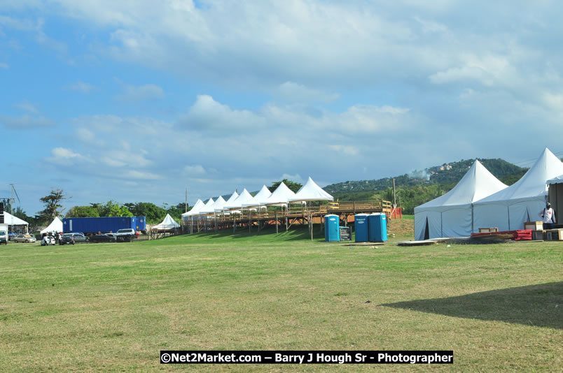 Preparations at the Venue - Jamaica Jazz and Blues Festival 2009, Thursday, January 15, 2009 - Venue at the Aqueduct on Rose Hall Resort &amp; Country Club, Montego Bay, Jamaica - Thursday, January 22 - Saturday, January 24, 2009 - Photographs by Net2Market.com - Barry J. Hough Sr, Photographer/Photojournalist - Negril Travel Guide, Negril Jamaica WI - http://www.negriltravelguide.com - info@negriltravelguide.com...!