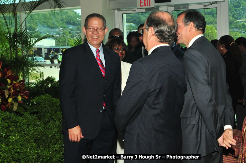 The Unveiling Of The Commemorative Plaque By The Honourable Prime Minister, Orette Bruce Golding, MP, And Their Majesties, King Juan Carlos I And Queen Sofia Of Spain - On Wednesday, February 18, 2009, Marking The Completion Of The Expansion Of Sangster International Airport, Venue at Sangster International Airport, Montego Bay, St James, Jamaica - Wednesday, February 18, 2009 - Photographs by Net2Market.com - Barry J. Hough Sr, Photographer/Photojournalist - Negril Travel Guide, Negril Jamaica WI - http://www.negriltravelguide.com - info@negriltravelguide.com...!