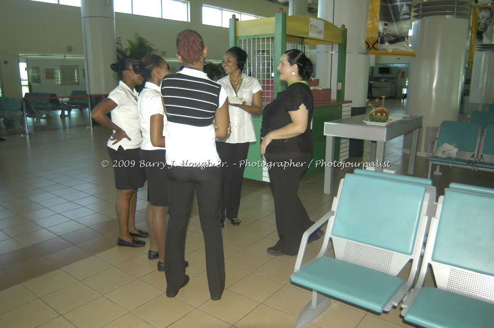  British Airways Inaugurates New Scheduled Service from London Gatwick Airport to Sangster International Airport, Montego Bay, Jamaica, Thursday, October 29, 2009 - Photographs by Barry J. Hough Sr. Photojournalist/Photograper - Photographs taken with a Nikon D70, D100, or D300 - Negril Travel Guide, Negril Jamaica WI - http://www.negriltravelguide.com - info@negriltravelguide.com...!