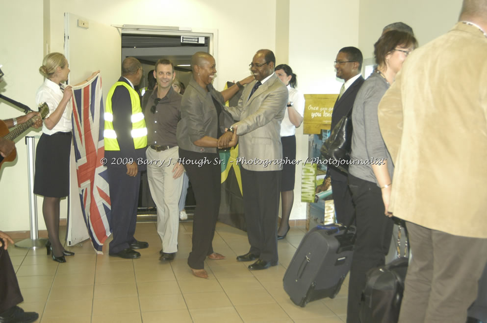  British Airways Inaugurates New Scheduled Service from London Gatwick Airport to Sangster International Airport, Montego Bay, Jamaica, Thursday, October 29, 2009 - Photographs by Barry J. Hough Sr. Photojournalist/Photograper - Photographs taken with a Nikon D70, D100, or D300 - Negril Travel Guide, Negril Jamaica WI - http://www.negriltravelguide.com - info@negriltravelguide.com...!