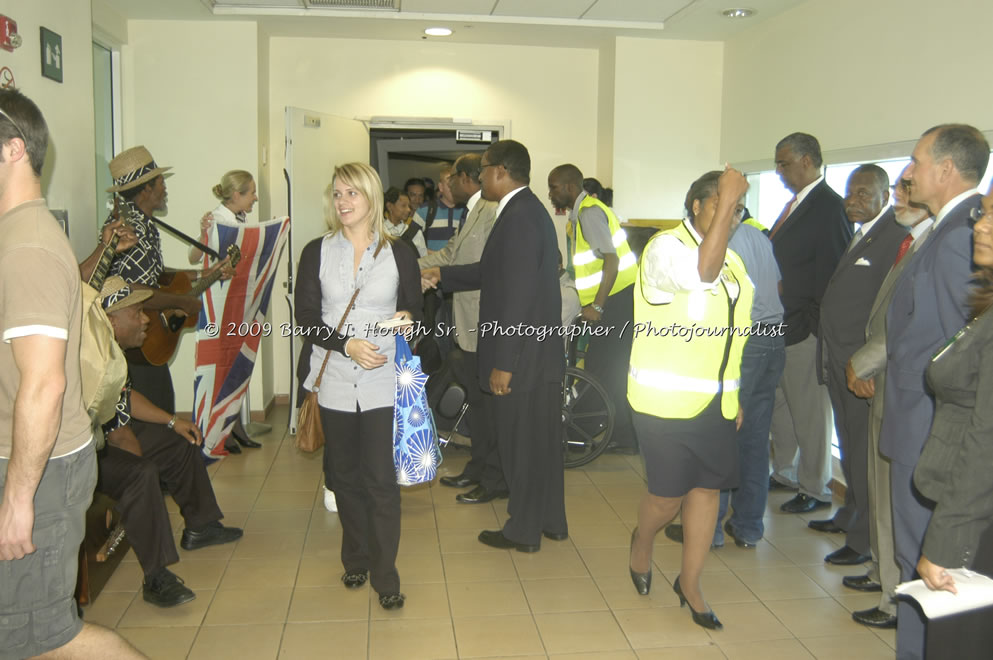  British Airways Inaugurates New Scheduled Service from London Gatwick Airport to Sangster International Airport, Montego Bay, Jamaica, Thursday, October 29, 2009 - Photographs by Barry J. Hough Sr. Photojournalist/Photograper - Photographs taken with a Nikon D70, D100, or D300 - Negril Travel Guide, Negril Jamaica WI - http://www.negriltravelguide.com - info@negriltravelguide.com...!