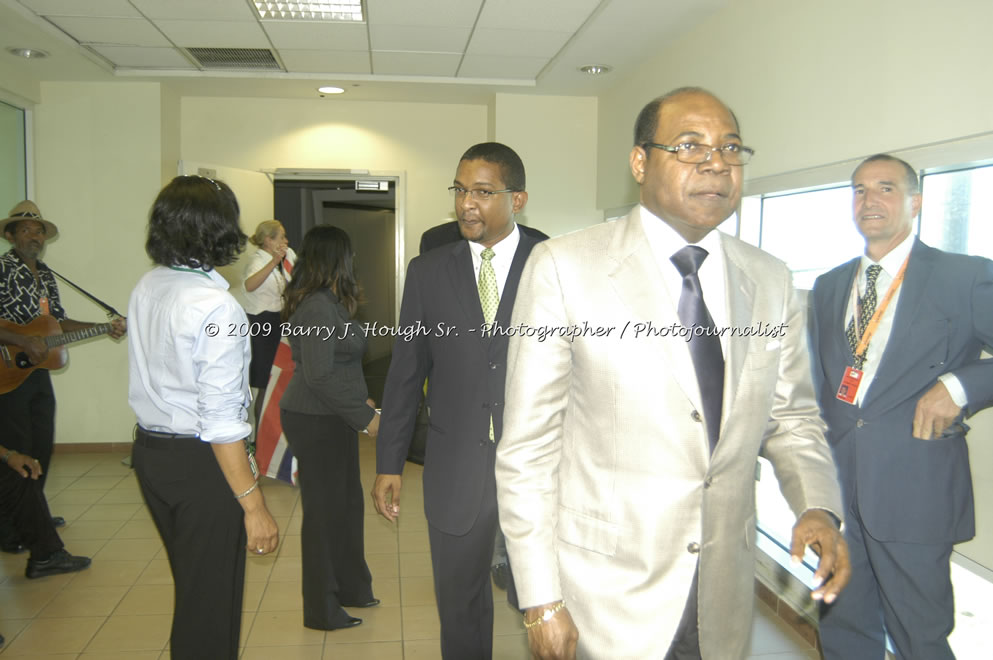  British Airways Inaugurates New Scheduled Service from London Gatwick Airport to Sangster International Airport, Montego Bay, Jamaica, Thursday, October 29, 2009 - Photographs by Barry J. Hough Sr. Photojournalist/Photograper - Photographs taken with a Nikon D70, D100, or D300 - Negril Travel Guide, Negril Jamaica WI - http://www.negriltravelguide.com - info@negriltravelguide.com...!