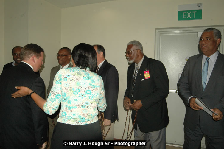 JetBue Airways' Inaugural Air Service between Sangster International Airport, Montego Bay and John F. Kennedy Airport, New York at MBJ Airports Sangster International Airport, Montego Bay, St. James, Jamaica - Thursday, May 21, 2009 - Photographs by Net2Market.com - Barry J. Hough Sr, Photographer/Photojournalist - Negril Travel Guide, Negril Jamaica WI - http://www.negriltravelguide.com - info@negriltravelguide.com...!