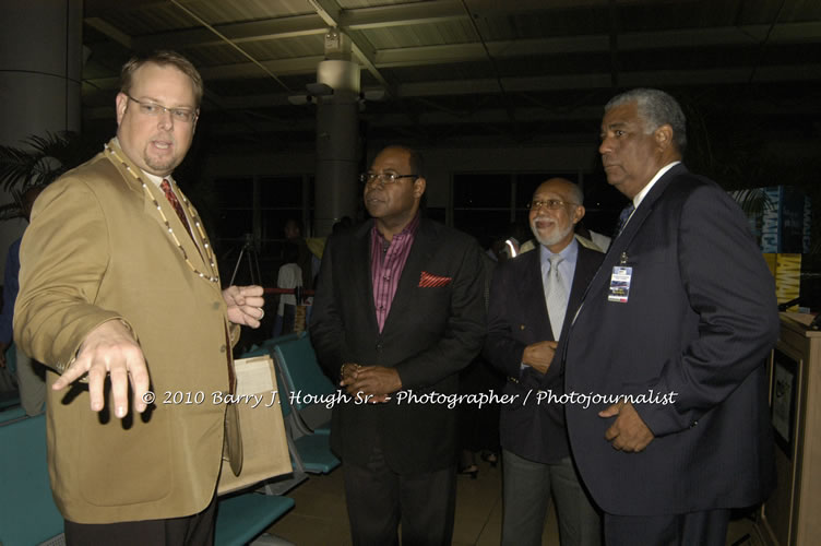 US Airways Inaugurtes New Service from Phoenix Sky Harbor International Airport to Sangster International Airport, Friday, December 18, 2009, Sangster International Airport, Montego Bay, St. James, Jamaica W.I. - Photographs by Net2Market.com - Barry J. Hough Sr, Photographer/Photojournalist - The Negril Travel Guide - Negril's and Jamaica's Number One Concert Photography Web Site with over 40,000 Jamaican Concert photographs Published -  Negril Travel Guide, Negril Jamaica WI - http://www.negriltravelguide.com - info@negriltravelguide.com...!