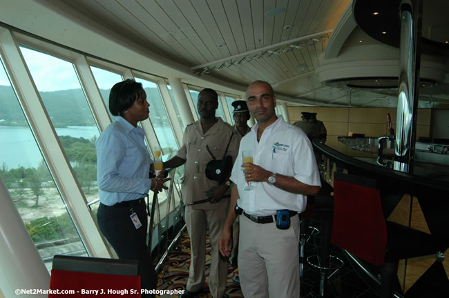 MS Freedom Of The Seas [Royal Caribbean International's - Newest Vessel] Plaques &amp; Keys Ceremony in order to commemorate its first arrival at the Port Montego Bay Photos - Negril Travel Guide, Negril Jamaica WI - http://www.negriltravelguide.com - info@negriltravelguide.com...!