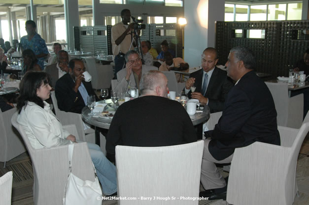 Minister of Toursim Luncheon - Minister of Tourism, Hon. Edmund Bartlett - Director of Tourism, Basil Smith - Saturday, December 15, 2007 - Rose Hall Resort and Country Club, Rose Hall, Montego Bay, Jamaica W.I. - Photographs by Net2Market.com - Barry J. Hough Sr, Photographer - Negril Travel Guide, Negril Jamaica WI - http://www.negriltravelguide.com - info@negriltravelguide.com...!