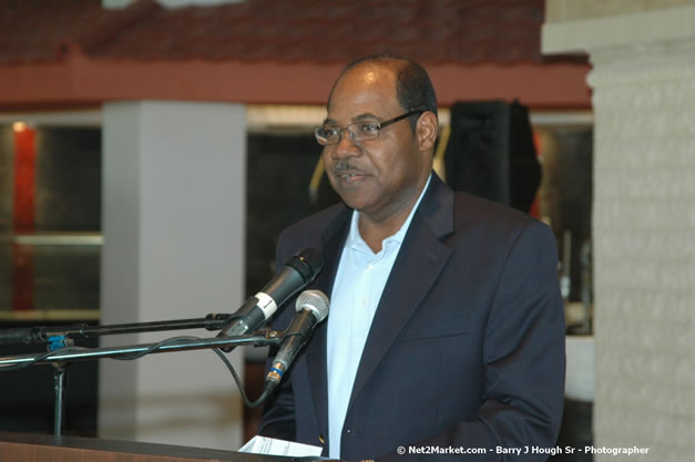 Minister of Toursim Luncheon - Minister of Tourism, Hon. Edmund Bartlett - Director of Tourism, Basil Smith - Saturday, December 15, 2007 - Rose Hall Resort and Country Club, Rose Hall, Montego Bay, Jamaica W.I. - Photographs by Net2Market.com - Barry J. Hough Sr, Photographer - Negril Travel Guide, Negril Jamaica WI - http://www.negriltravelguide.com - info@negriltravelguide.com...!