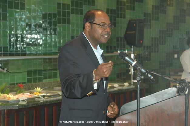 Minister of Toursim Luncheon - Minister of Tourism, Hon. Edmund Bartlett - Director of Tourism, Basil Smith - Saturday, December 15, 2007 - Rose Hall Resort and Country Club, Rose Hall, Montego Bay, Jamaica W.I. - Photographs by Net2Market.com - Barry J. Hough Sr, Photographer - Negril Travel Guide, Negril Jamaica WI - http://www.negriltravelguide.com - info@negriltravelguide.com...!