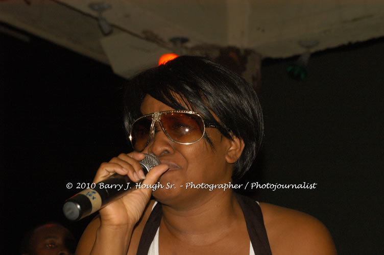 Tanya Stephens - Live In Concert @ Negril Escape Resort and Spa, Backing Band Roots Warrior, plus DJ Gemini, January 26, 2010, One Love Drive, West End, Negril, Westmoreland, Jamaica W.I. - Photographs by Net2Market.com - Barry J. Hough Sr, Photographer/Photojournalist - The Negril Travel Guide - Negril's and Jamaica's Number One Concert Photography Web Site with over 40,000 Jamaican Concert photographs Published -  Negril Travel Guide, Negril Jamaica WI - http://www.negriltravelguide.com - info@negriltravelguide.com...!