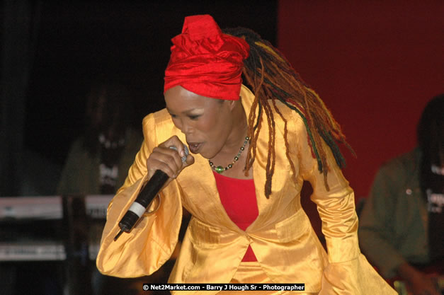 Queen Ifrica at Tru-Juice Rebel Salute 2008 - The 15th staging of Tru-Juice Rebel Salute, Saturday, January 12, 2008, Port Kaiser Sports Club, St. Elizabeth, Jamaica W.I. - Photographs by Net2Market.com - Barry J. Hough Sr, Photographer - Negril Travel Guide, Negril Jamaica WI - http://www.negriltravelguide.com - info@negriltravelguide.com...!