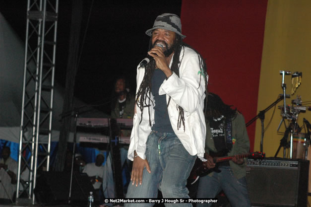 Tony Rebel at Tru-Juice Rebel Salute 2008 - The 15th staging of Tru-Juice Rebel Salute, Saturday, January 12, 2008, Port Kaiser Sports Club, St. Elizabeth, Jamaica W.I. - Photographs by Net2Market.com - Barry J. Hough Sr, Photographer - Negril Travel Guide, Negril Jamaica WI - http://www.negriltravelguide.com - info@negriltravelguide.com...!