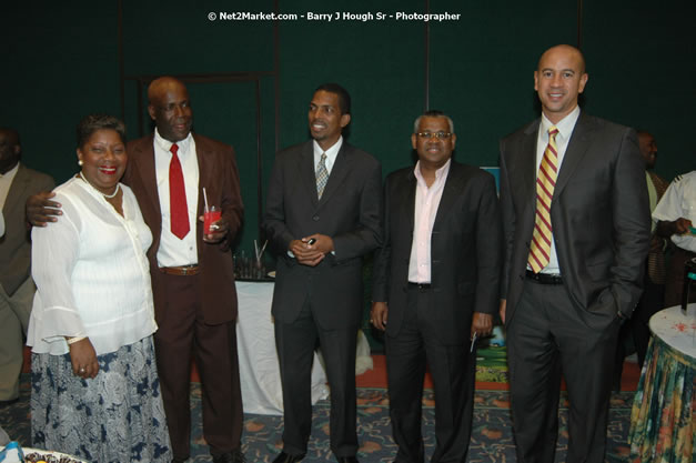 Red Cap Porters Awards - Minister of Tourism, Hon. Edmund Bartlett - Director of Tourism, Basil Smith - Friday, December 14, 2007 - Holiday Inn Sunspree, Montego Bay, Jamaica W.I. - Photographs by Net2Market.com - Barry J. Hough Sr, Photographer - Negril Travel Guide, Negril Jamaica WI - http://www.negriltravelguide.com - info@negriltravelguide.com...!