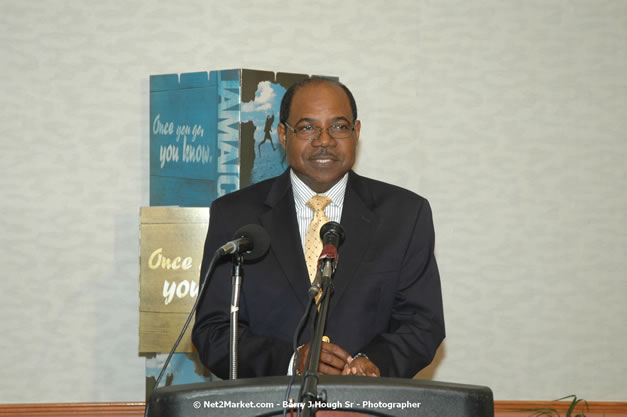 Red Cap Porters Awards - Minister of Tourism, Hon. Edmund Bartlett - Director of Tourism, Basil Smith - Friday, December 14, 2007 - Holiday Inn Sunspree, Montego Bay, Jamaica W.I. - Photographs by Net2Market.com - Barry J. Hough Sr, Photographer - Negril Travel Guide, Negril Jamaica WI - http://www.negriltravelguide.com - info@negriltravelguide.com...!