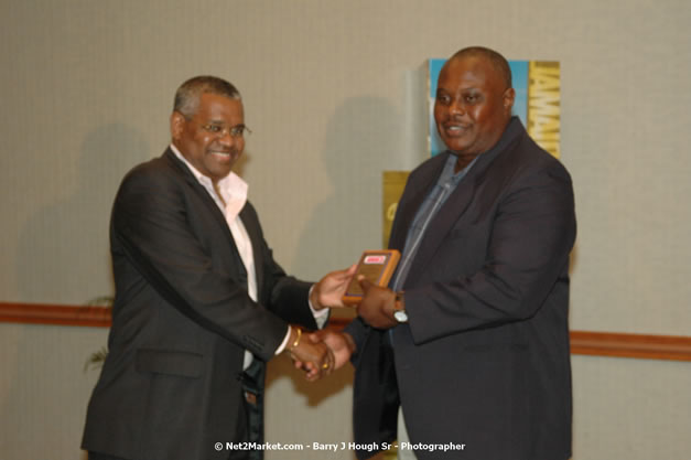 Red Cap Porters Awards - Minister of Tourism, Hon. Edmund Bartlett - Director of Tourism, Basil Smith - Friday, December 14, 2007 - Holiday Inn Sunspree, Montego Bay, Jamaica W.I. - Photographs by Net2Market.com - Barry J. Hough Sr, Photographer - Negril Travel Guide, Negril Jamaica WI - http://www.negriltravelguide.com - info@negriltravelguide.com...!