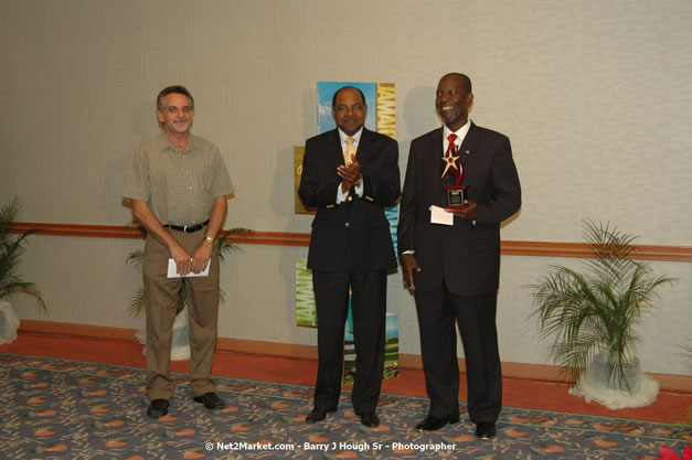 Red Cap Porters Awards - Minister of Tourism, Hon. Edmund Bartlett - Director of Tourism, Basil Smith - Friday, December 14, 2007 - Holiday Inn Sunspree, Montego Bay, Jamaica W.I. - Photographs by Net2Market.com - Barry J. Hough Sr, Photographer - Negril Travel Guide, Negril Jamaica WI - http://www.negriltravelguide.com - info@negriltravelguide.com...!