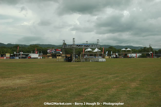 Venue Under Construction - Wednesday, July 18, 2007 - Red Stripe Reggae Sumfest at Catherine Hall, Montego Bay, St Jamaica, Jamaica W.I. - Negril Travel Guide.com, Negril Jamaica WI - http://www.negriltravelguide.com - info@negriltravelguide.com...!