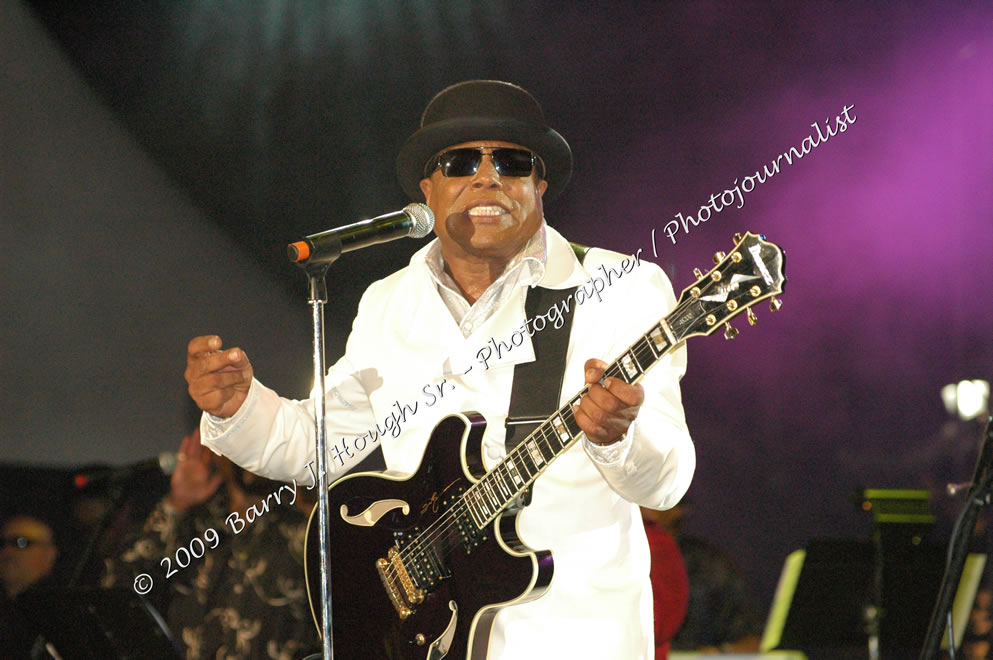 Tito Jackson @ Reggae Sumfest 2009 - International Night 2 - Tito Jackson, brother of the late King of Pop Michael Jackson performed live at Reggae Sumfest 2009. Reggae Sumfest 2009,Catherine Hall, Montego Bay, St. James, Jamaica W.I. - Saturday, July 25, 2009 - Reggae Sumfest 2009, July 19 - 25, 2009 - Photographs by Net2Market.com - Barry J. Hough Sr. Photojournalist/Photograper - Photographs taken with a Nikon D70, D100, or D300 - Negril Travel Guide, Negril Jamaica WI - http://www.negriltravelguide.com - info@negriltravelguide.com...!