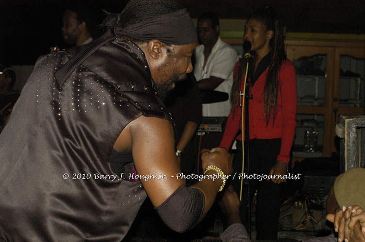 Toots and the Maytals - Grammy Award Winner @ Negril Fest - Presented by Money Cologne Promotions - Special Guest Star Jamaica Michael Jackson, Stama, Adeebe - Backed by Hurricane Band, MC Rev. BB on January 6, 2010 @ Roots Bamboo, Norman Manley Boulevard, Negril, Westmoreland, Jamaica W.I. - Photographs by Net2Market.com - Barry J. Hough Sr, Photographer/Photojournalist - The Negril Travel Guide - Negril's and Jamaica's Number One Concert Photography Web Site with over 40,000 Jamaican Concert photographs Published -  Negril Travel Guide, Negril Jamaica WI - http://www.negriltravelguide.com - info@negriltravelguide.com...!