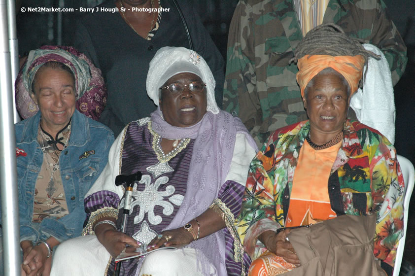 Cedella Booker - Bob Marley's Mother - Smile Jamaica, Nine Miles, St Anns, Jamaica - Saturday, February 10, 2007 - The Smile Jamaica Concert, a symbolic homecoming in Bob Marley's birthplace of Nine Miles - Negril Travel Guide, Negril Jamaica WI - http://www.negriltravelguide.com - info@negriltravelguide.com...!