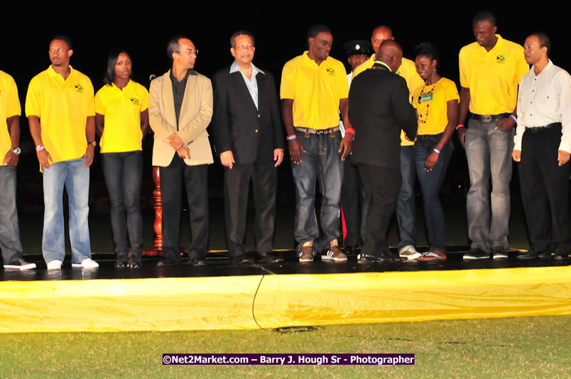 Jamaica's Athletes Celebration - Western Olympics Sports Gala & Trelawny Homecoming - Wednesday, October 8, 2008 - Photographs by Net2Market.com - Barry J. Hough Sr. Photojournalist/Photograper - Photographs taken with a Nikon D300 - Negril Travel Guide, Negril Jamaica WI - http://www.negriltravelguide.com - info@negriltravelguide.com...!