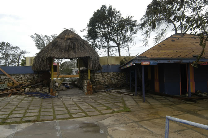 W orld Famous - Rick's Cafe - Negril's West End Cliffs - After Ivan - Negril Travel Guide, Negril Jamaica WI - http://www.negriltravelguide.com - info@negriltravelguide.com...!